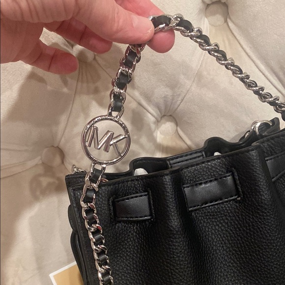 Michael Kors Black Chain Crossbody Bag - Picture 2 of 12